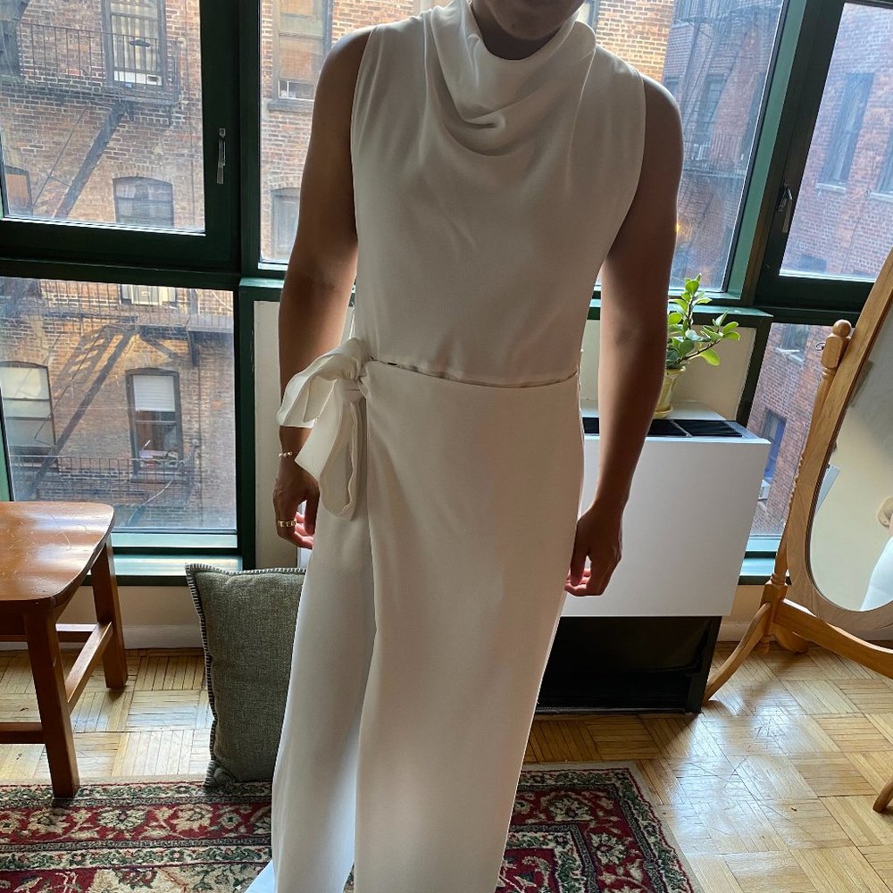 White Zara Jumpsuit